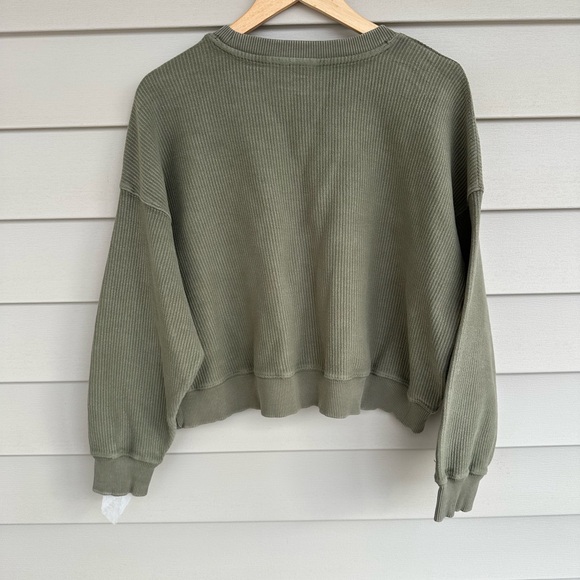 Aerie Olive Green Sweatshirt - Picture 6 of 6